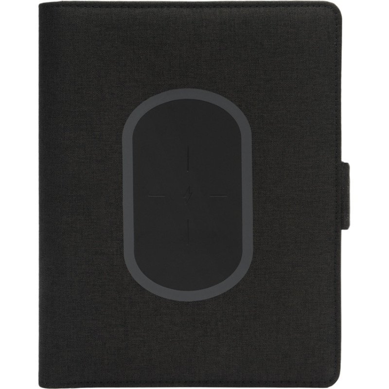 Органайзер с беспроводной зарядкой 5000 mAh "Powernote", темно-серый