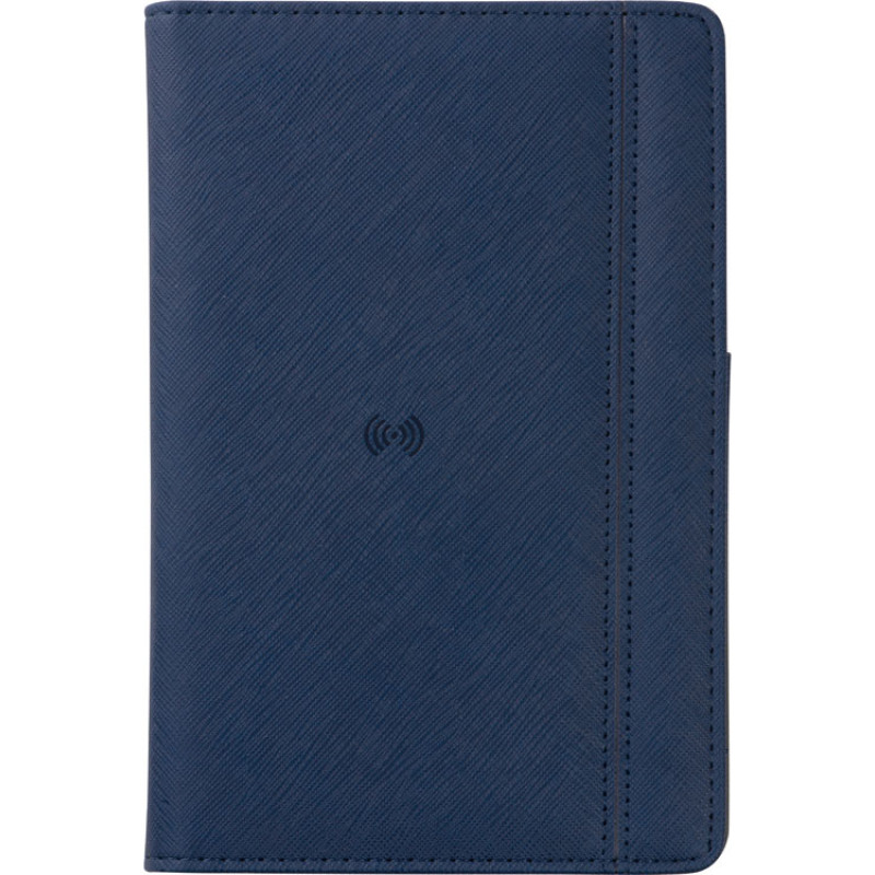Органайзер с функцией беспроводной зарядки "Manner", 5000 mah, темно-синий (Р)