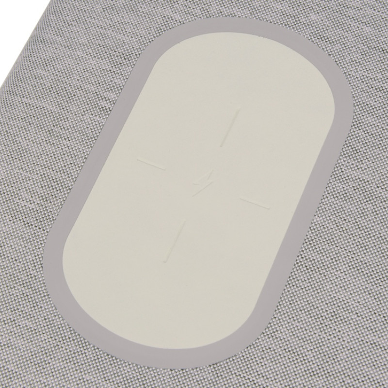 Органайзер с беспроводной зарядкой 5000 mAh "Powernote", светло-серый (P)