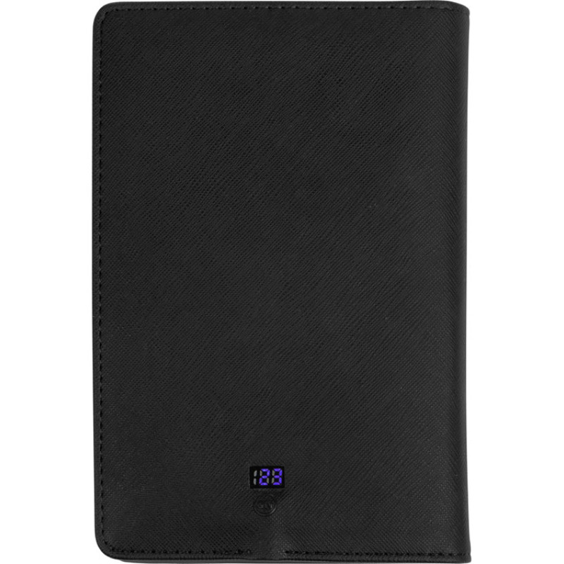 Органайзер с функцией беспроводной зарядки "Manner", 5000 mah, черный