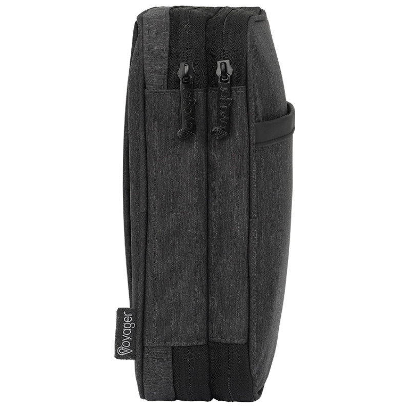 Органайзер для электроники District, темно-серый