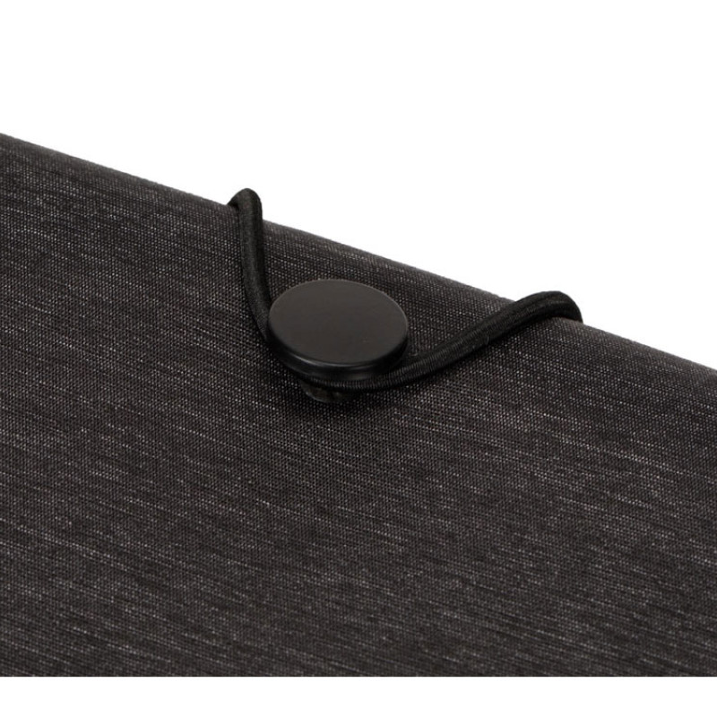 Органайзер District для электроники на резинке, темно-серый