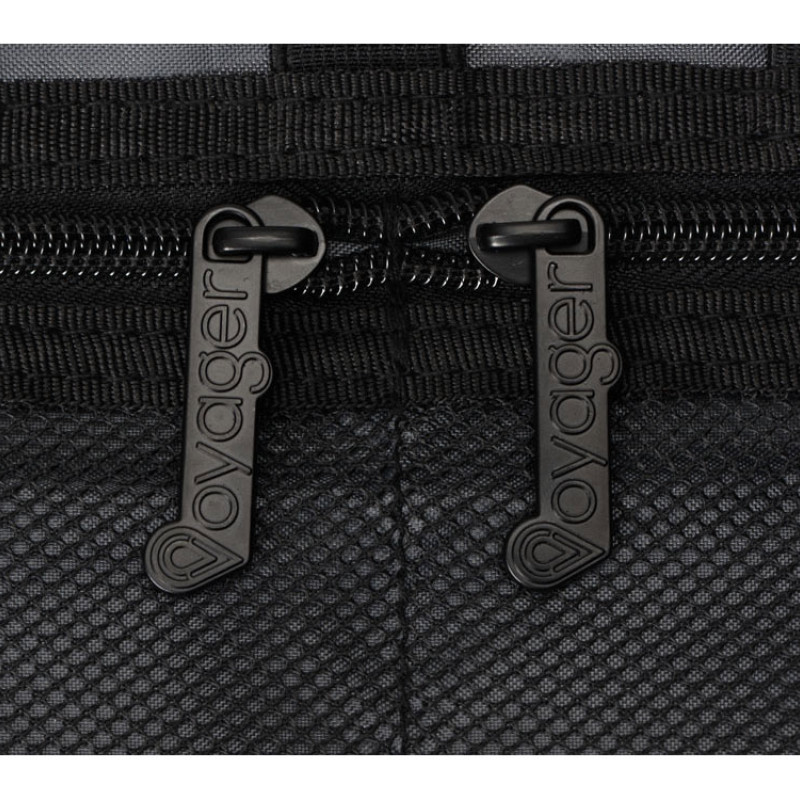 Органайзер District для электроники на резинке, темно-серый