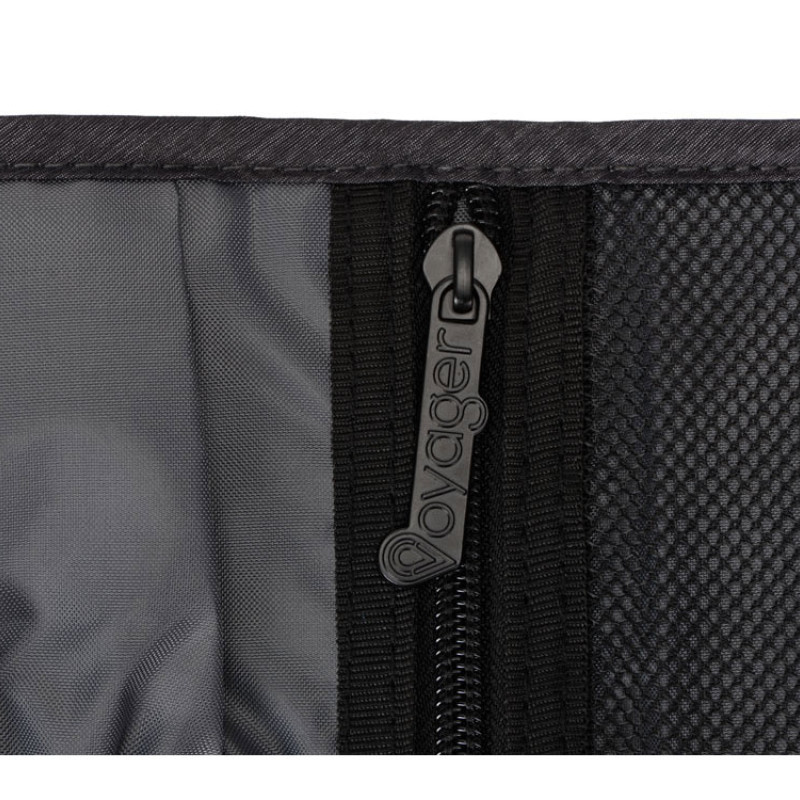 Органайзер District для электроники на резинке, темно-серый