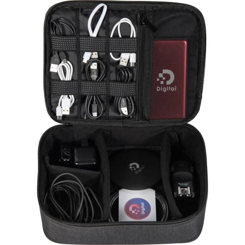 Органайзер для крупной электроники District, темно-серый