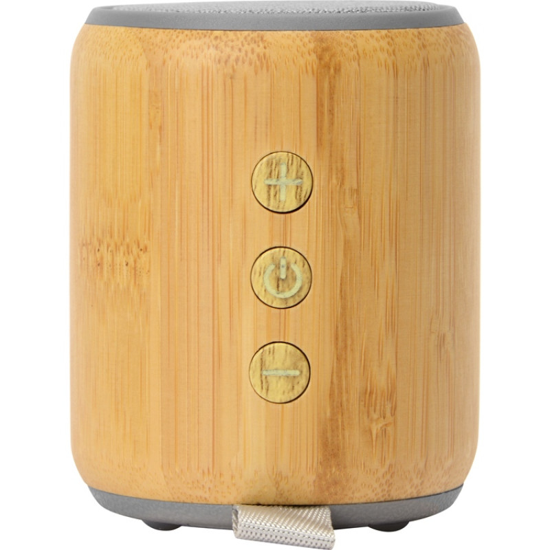 Портативная колонка из бамбука "Bongo", натуральный (Р)