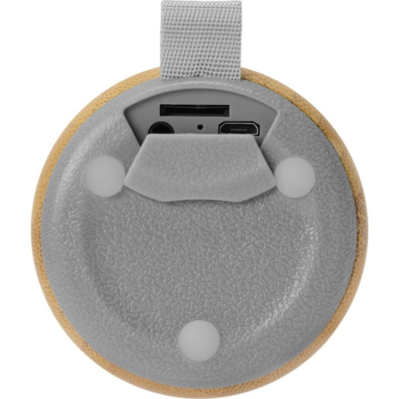 Портативная колонка из бамбука "Bongo", натуральный