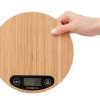 Бамбуковые кухонные весы «Scale», натуральный Бамбуковые кухонные весы «Scale», натуральный