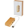 USB-концентратор Tapas из бамбука, натуральный
