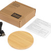 Беспроводное зарядное устройство из бамбука "Cap", натуральный