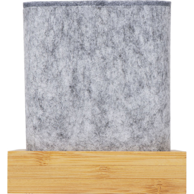 Подставка для ручек и телефона из бамбука "Takeshi", серый Подставка для ручек и телефона из бамбука "Takeshi", серый