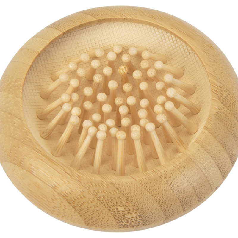 Расческа с зеркалом из бамбука "Daisy", натуральный Расческа с зеркалом из бамбука "Daisy", натуральный