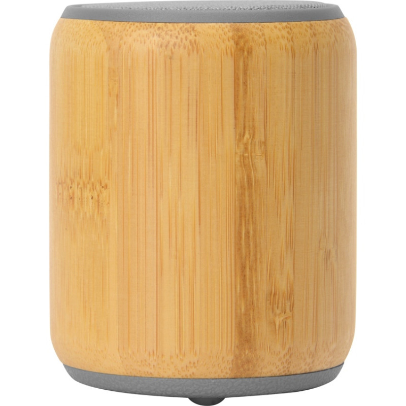 Портативная колонка из бамбука "Bongo", натуральный (Р)