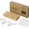 Внешний беспроводной аккумулятор из бамбука "Bamboo Air", 10000 mAh