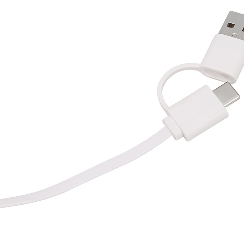 Универсальный кабель с подставкой 4-в-1 «Unicable», белый