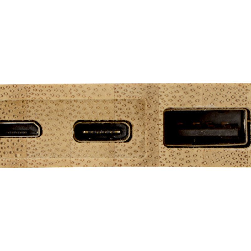Внешний аккумулятор из бамбука "Bamboo", 5000 mAh Внешний аккумулятор из бамбука "Bamboo", 5000 mAh