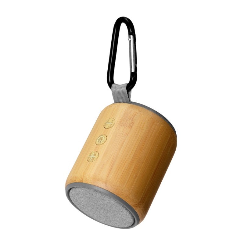 Портативная колонка из бамбука "Bongo", натуральный