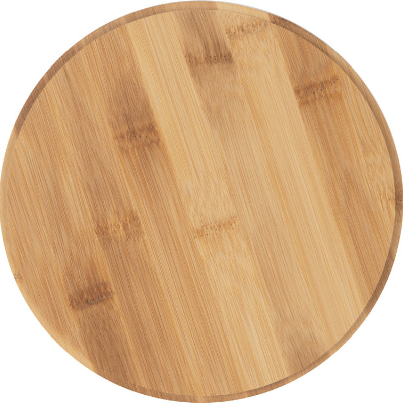 Салатник Bowl с бамбуковой крышкой, бежевый