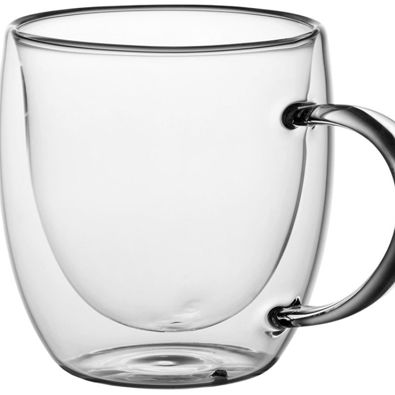 Кружка с двойными стенками на подставке с ложкой "Teatrio"