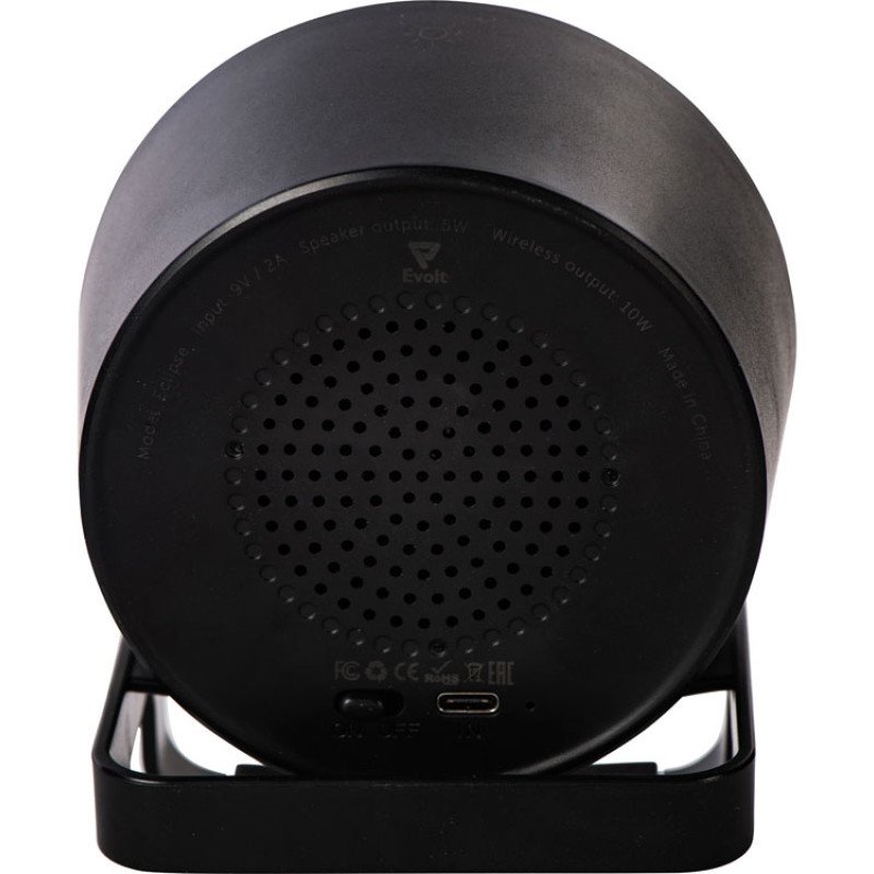 Портативная колонка c функцией беспроводной зарядки "Eclipse", 5 Вт / 10 Вт