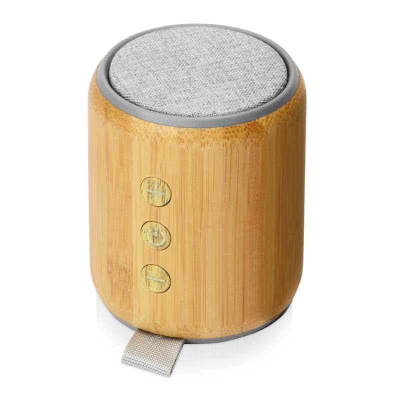 Портативная колонка из бамбука "Bongo", натуральный