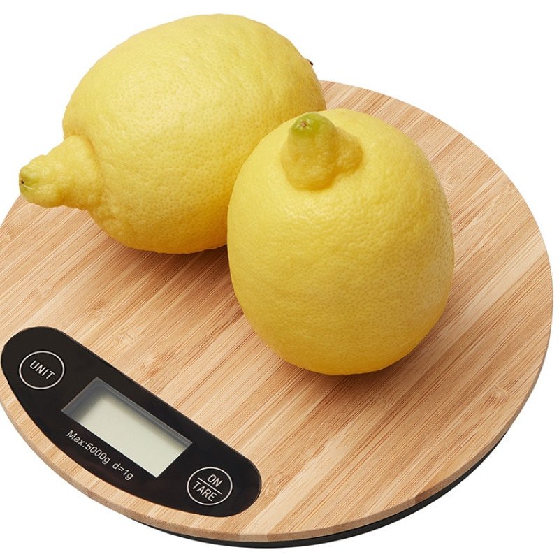 Бамбуковые кухонные весы «Scale», натуральный Бамбуковые кухонные весы «Scale», натуральный
