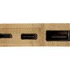 Внешний аккумулятор из бамбука "Bamboo", 5000 mAh