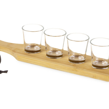 Набор стопок на бамбуковой подставке "Shots"