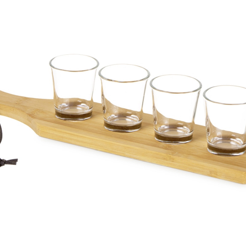 Набор стопок на бамбуковой подставке "Shots"