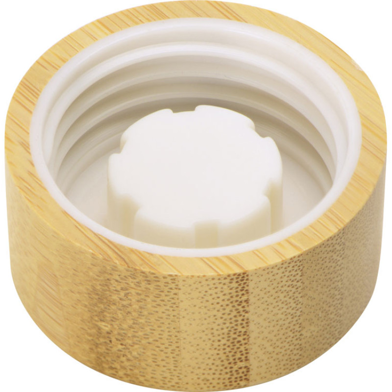 Стеклянная бутылка с бамбуковой крышкой «Foggy», 600мл, зеленое яблоко