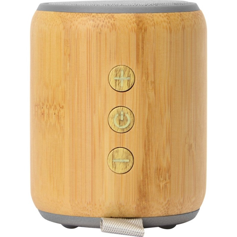 Портативная колонка из бамбука "Bongo", натуральный