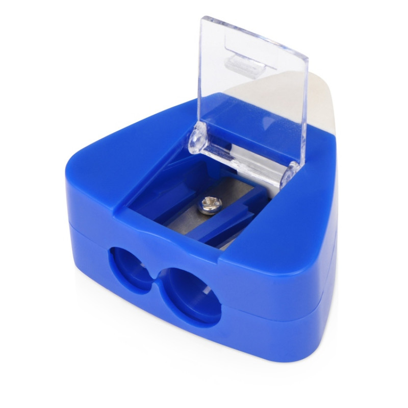 Точилка с ластиком "Easy duo", синий