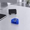 Точилка с ластиком "Easy duo", синий