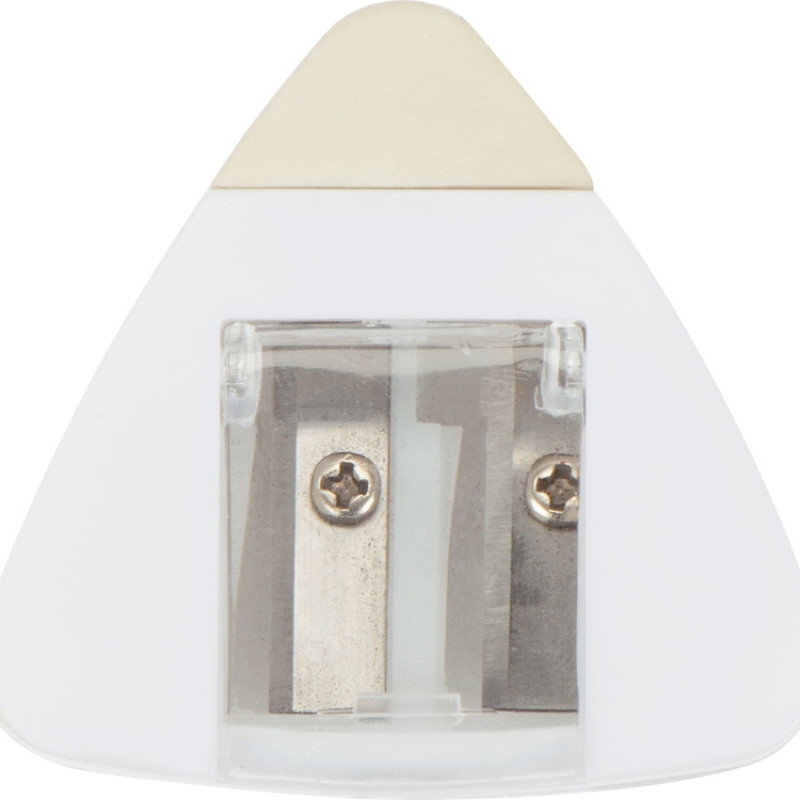 Точилка с ластиком "Easy duo", белый