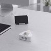 Точилка с ластиком "Easy duo", белый