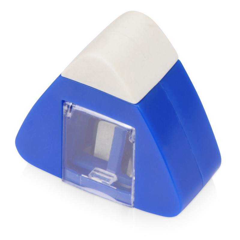 Точилка с ластиком "Easy duo", синий