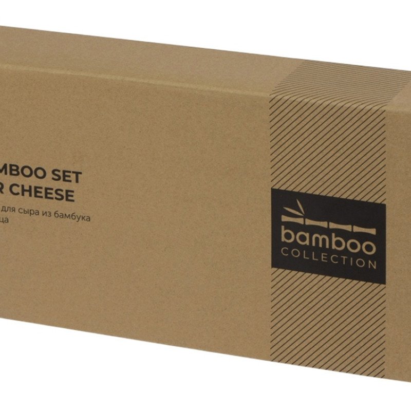 Набор для сыра из сланцевой доски и ножей Bamboo collection "Taleggio"