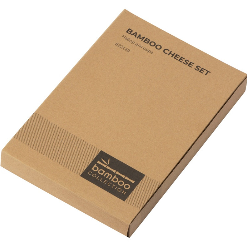 Набор для сыра из бамбука со съемной подставкой «Camembert»