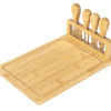 Набор для сыра из бамбука со съемной подставкой «Camembert»