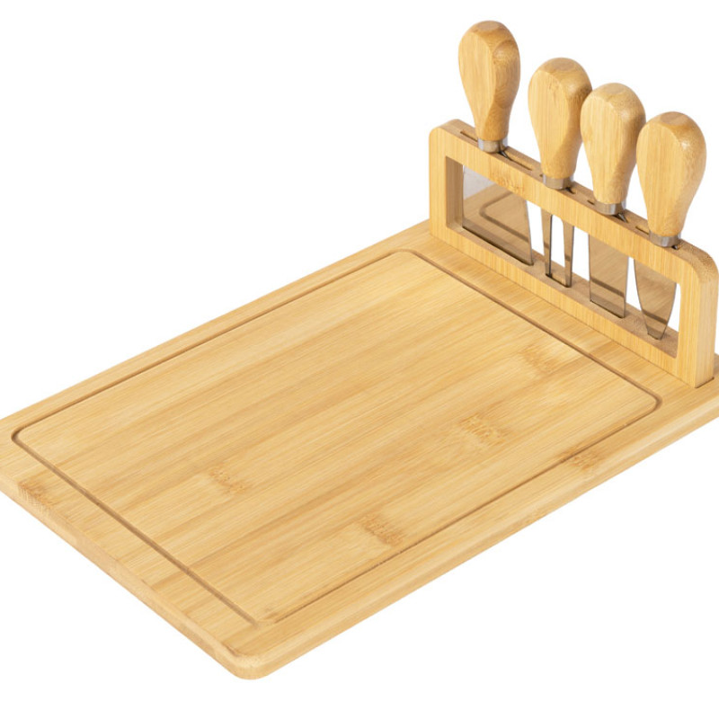 Набор для сыра из бамбука со съемной подставкой «Camembert»