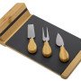 Набор для сыра из сланцевой доски и ножей Bamboo collection "Taleggio"