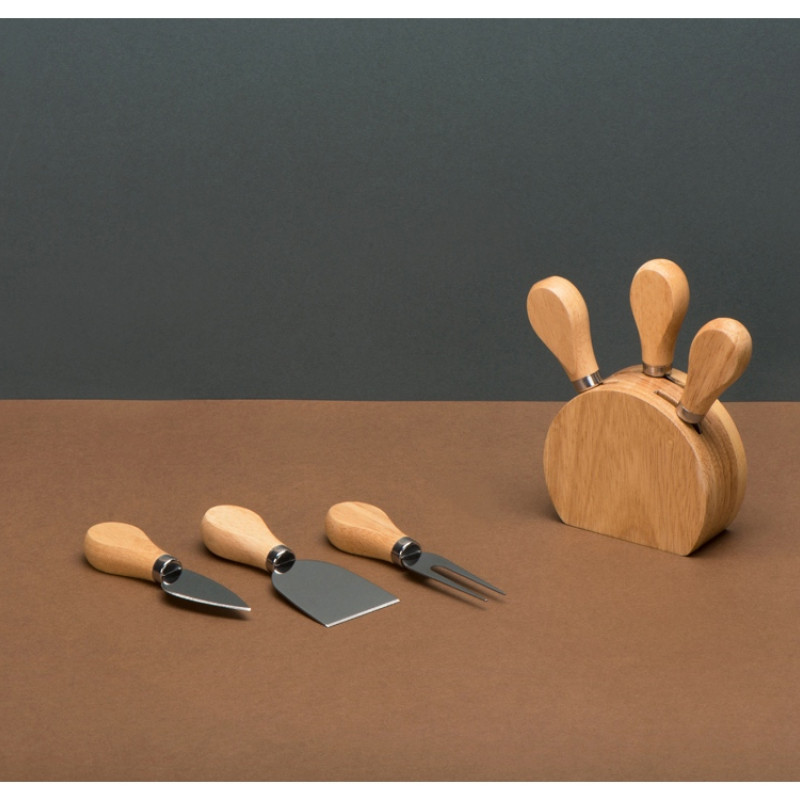 Набор из ножей для сыра на подставке