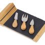 Набор для сыра из сланцевой доски и ножей Bamboo collection "Taleggio" (Р)