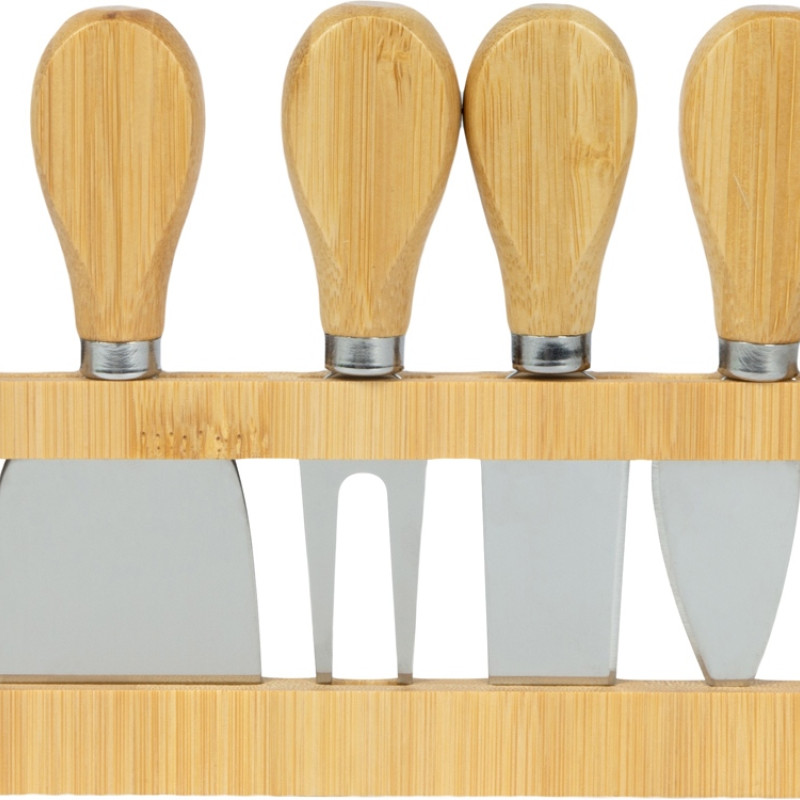 Набор для сыра из бамбука со съемной подставкой «Camembert»