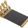 Набор для сыра из сланцевой доски и ножей Bamboo collection "Taleggio"