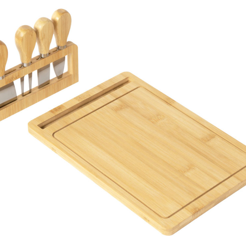 Набор для сыра из бамбука со съемной подставкой «Camembert»