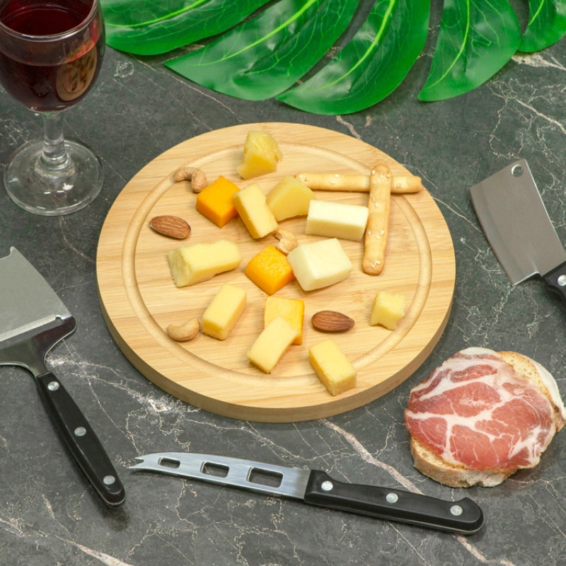 Набор для сыра с приборами "Fabrizio", черный