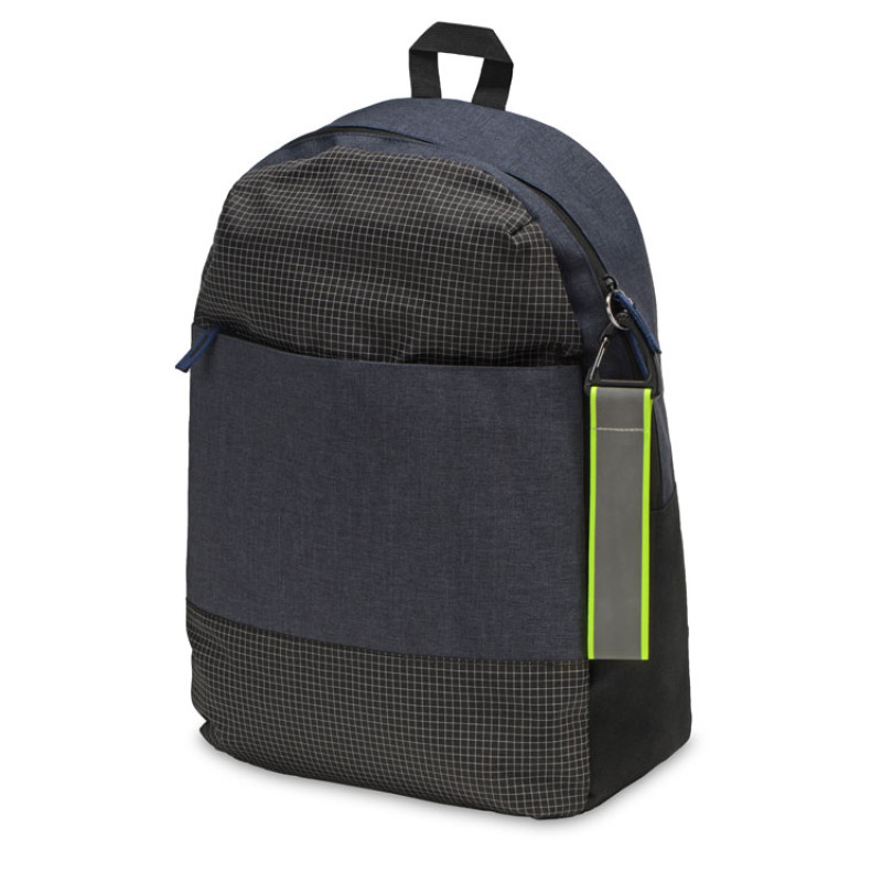 Светоотражающий брелок Reflector, серебристый/неоновый зеленый