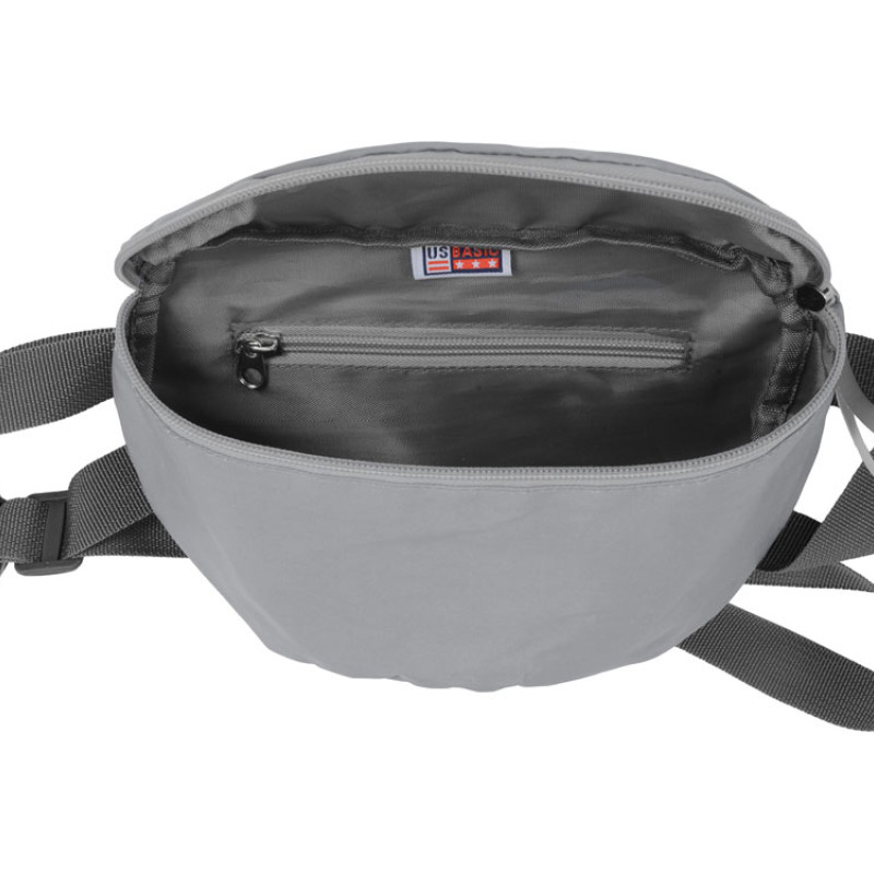 Светоотражающая сумка на пояс Reflector, серебристый