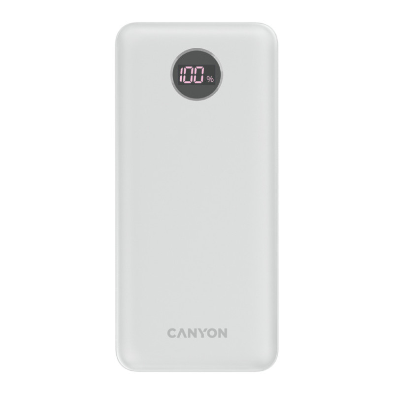 Портативный аккумулятор Canyon PB-2002 (CNE-CPB2002W), белый